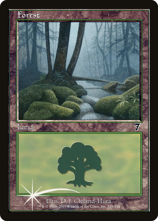 Forest (328) Foil - Seventh Edition