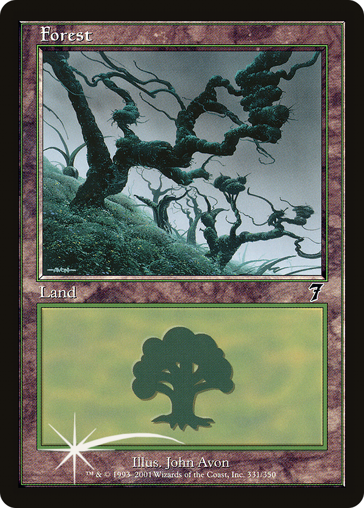 Forest (331) Foil - Seventh Edition