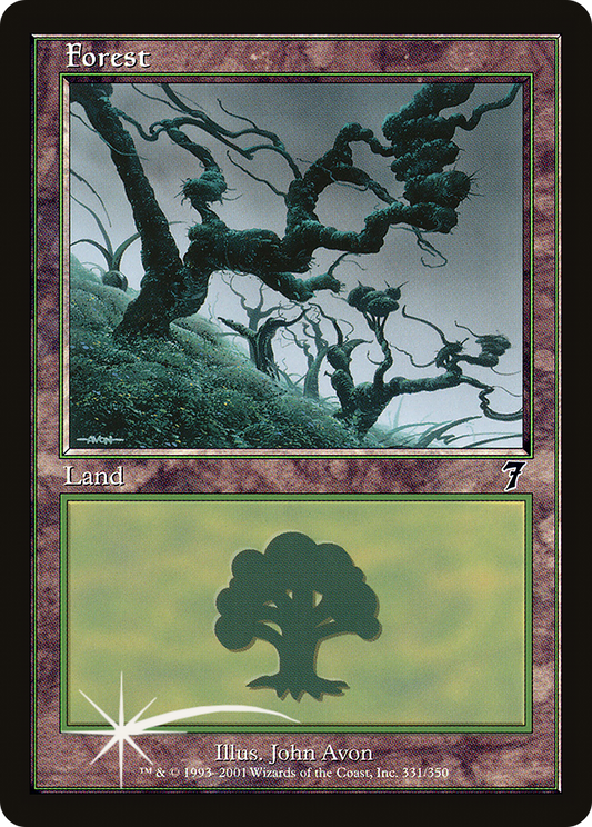 Forest (331) Foil - Seventh Edition