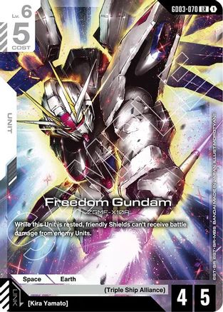 Freedom Gundam (GD03-070) Holofoil - Steel Requiem