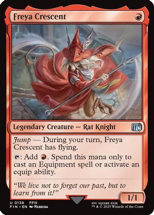Freya Crescent (138) Foil - FINAL FANTASY: Through the Ages