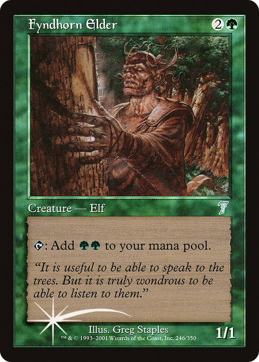 Fyndhorn Elder (246) Foil - Seventh Edition