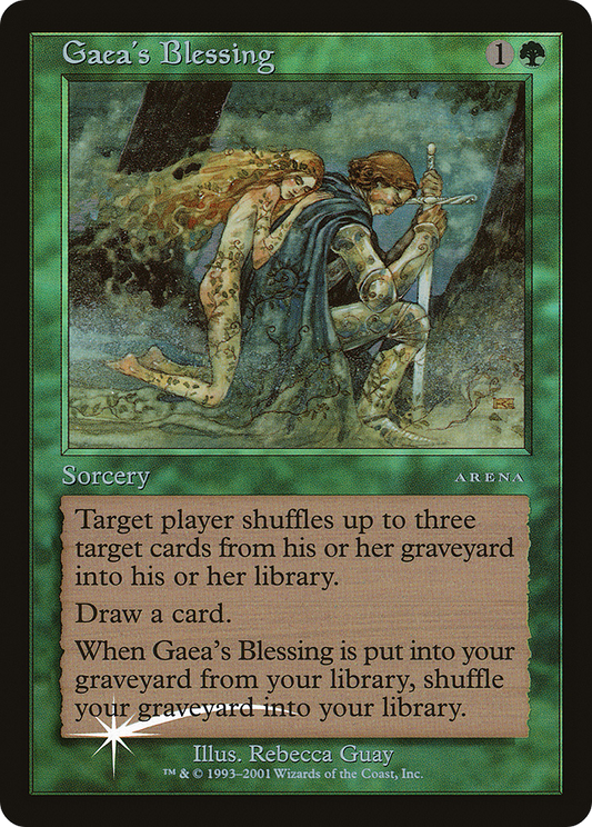 Gaea's Blessing (012) Foil - Arena League 2001