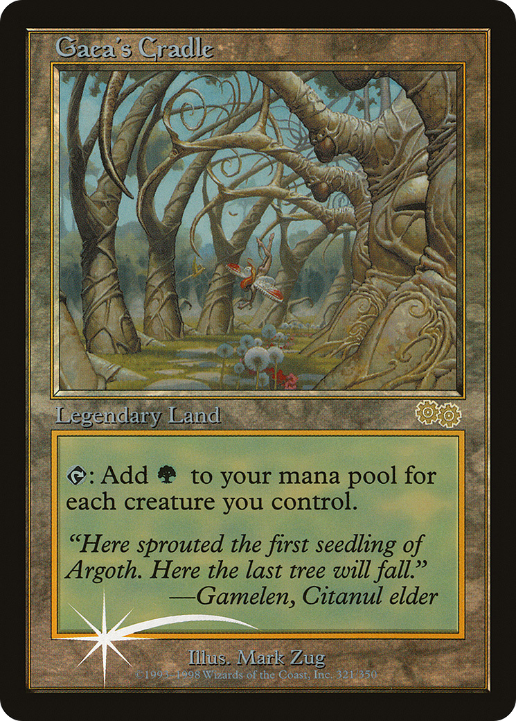 Gaea's Cradle Foil - Judge Gift Cards 1998