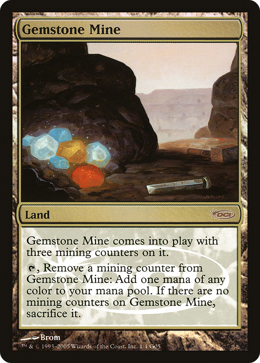 Gemstone Mine (001) Foil - Judge Gift Cards 2005