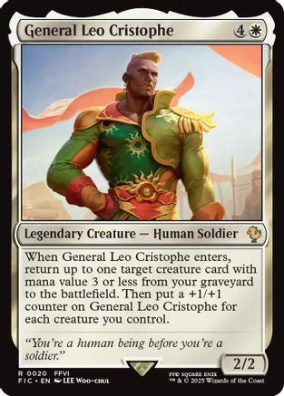 General Leo Cristophe (020) Surge Foil - Commander: FINAL FANTASY