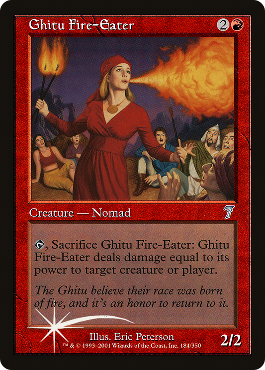 Ghitu Fire-Eater (184) Foil - Seventh Edition
