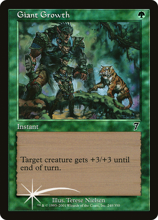 Giant Growth (248) Foil - Seventh Edition