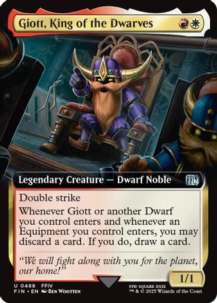 Giott, King of the Dwarves (Extended Art) (488) - FINAL FANTASY