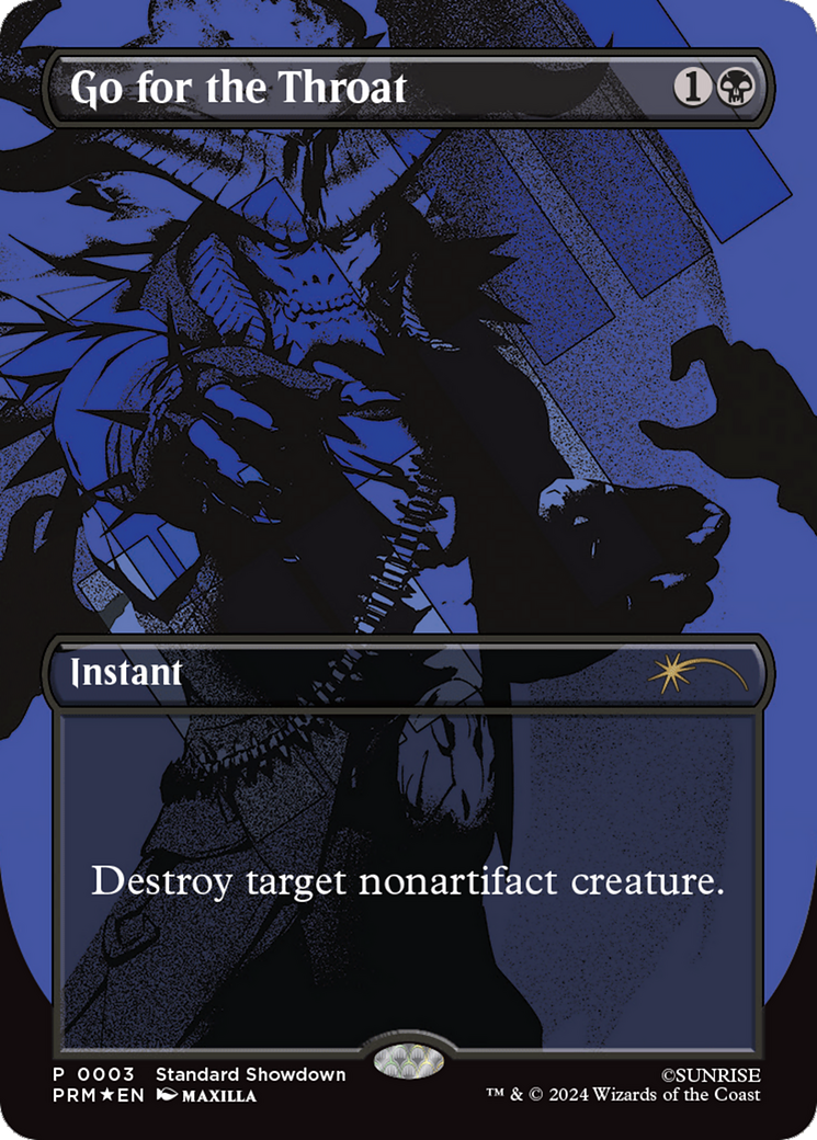 Go for the Throat (003) (Cowboy Bebop) Foil - Standard Showdown Promos