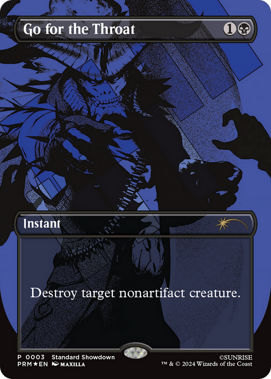 Go for the Throat (003) (Cowboy Bebop) Foil - Standard Showdown Promos