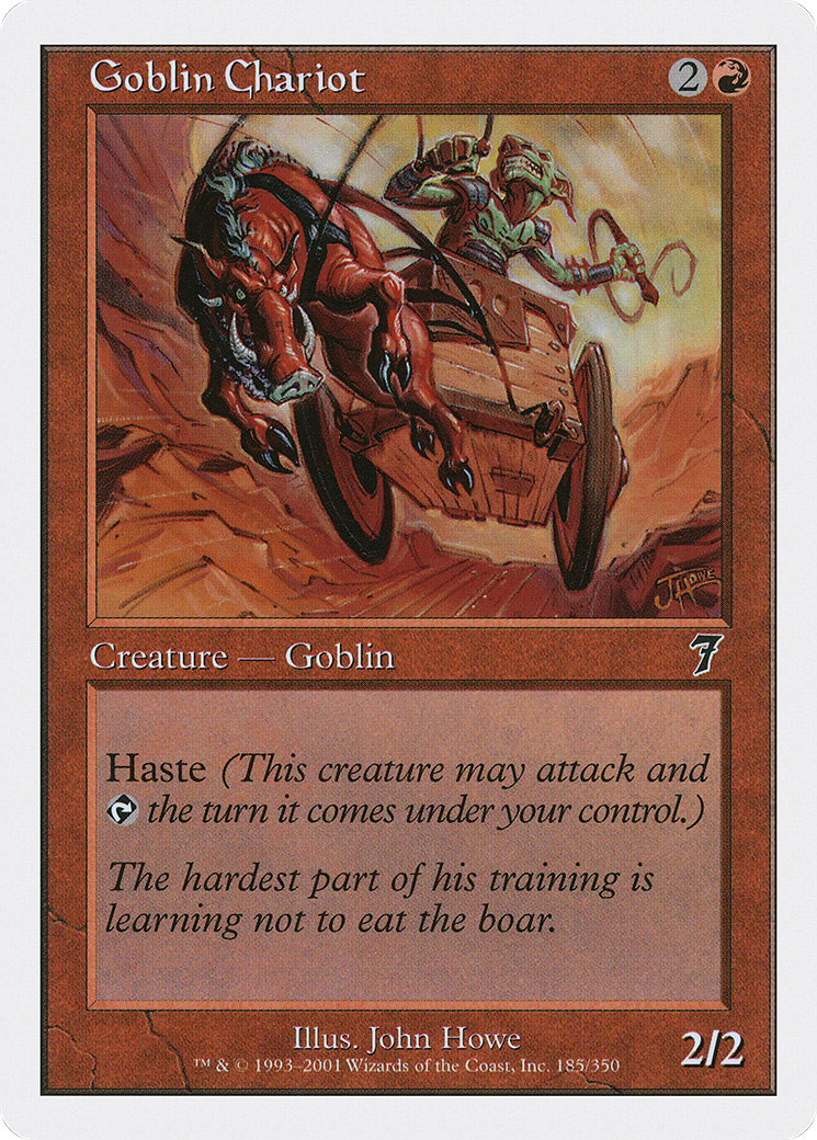 Goblin Chariot (185) - Seventh Edition