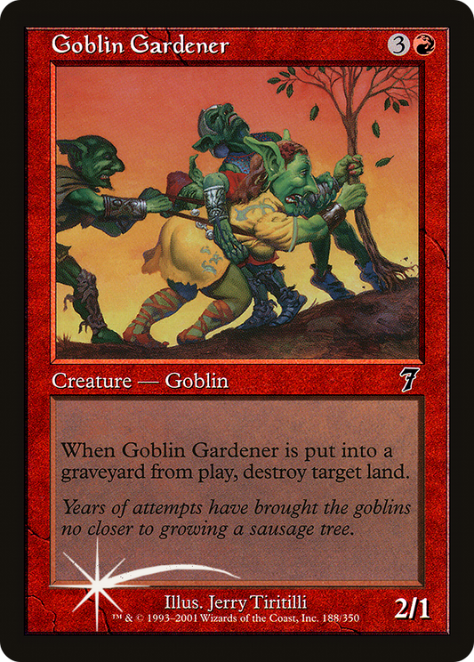 Goblin Gardener (188) Foil - Seventh Edition