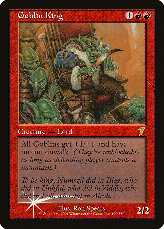Goblin King (190) Foil - Seventh Edition