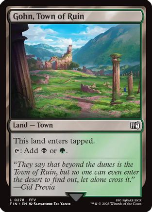 Gohn, Town of Ruin (278) Foil - FINAL FANTASY