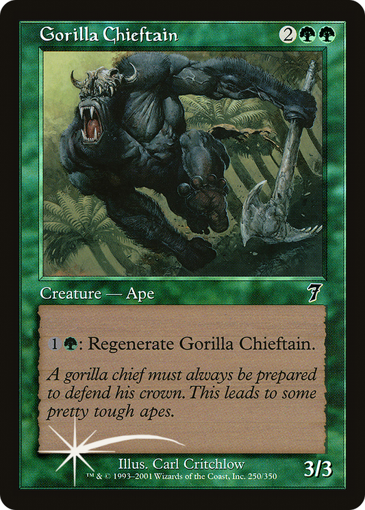 Gorilla Chieftain (250) Foil - Seventh Edition