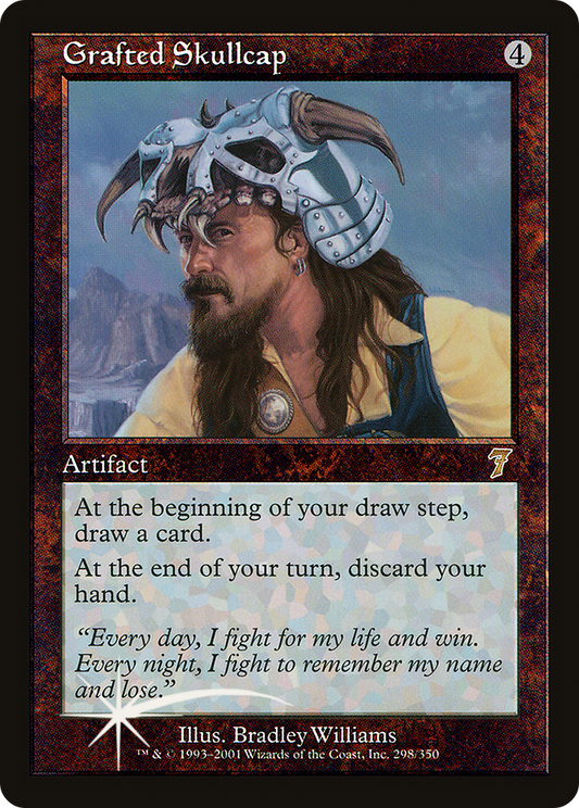 Grafted Skullcap (298) Foil - Seventh Edition