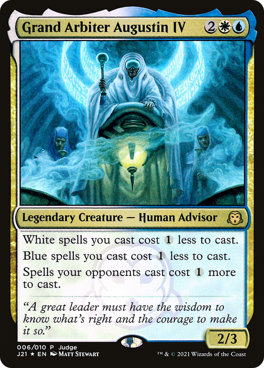 Grand Arbiter Augustin IV (006) Foil - Judge Gift Cards 2021