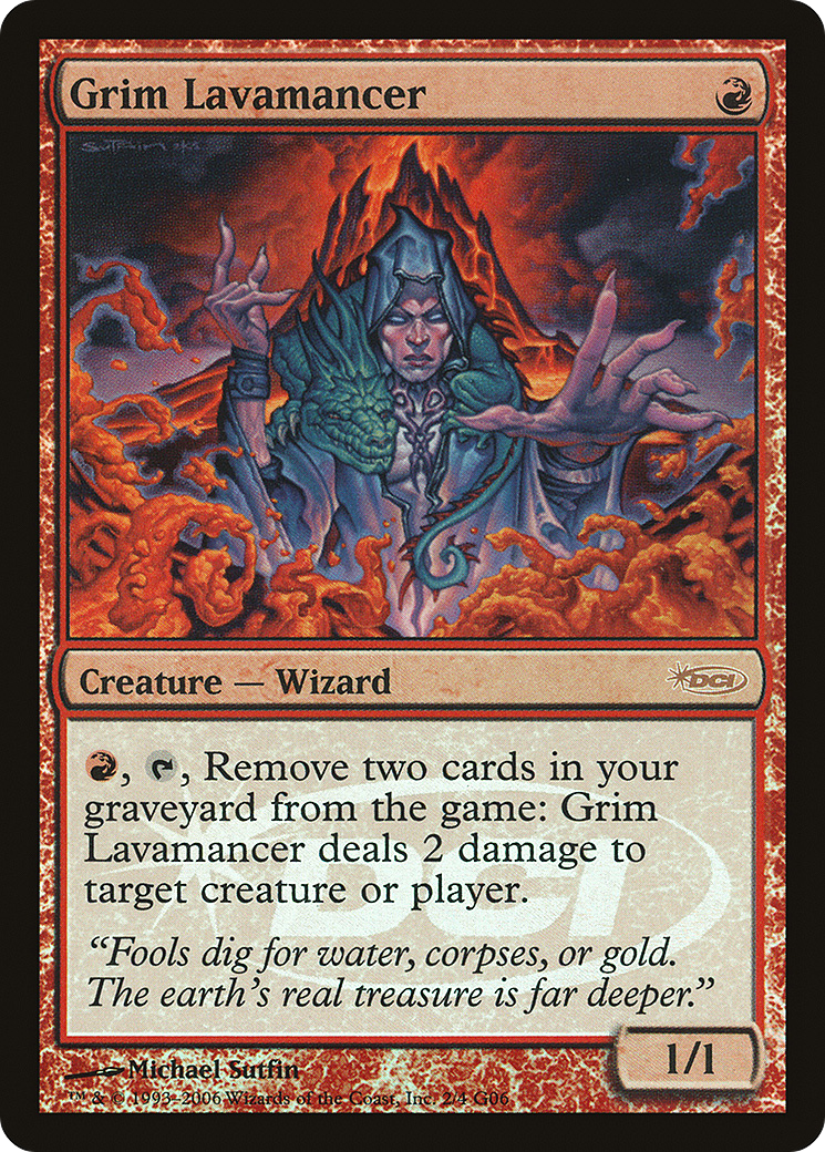 Grim Lavamancer (002) Foil - Judge Gift Cards 2006