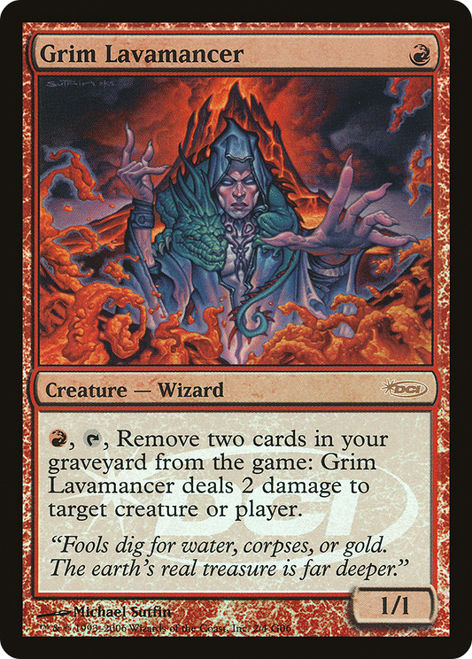 Grim Lavamancer (002) Foil - Judge Gift Cards 2006