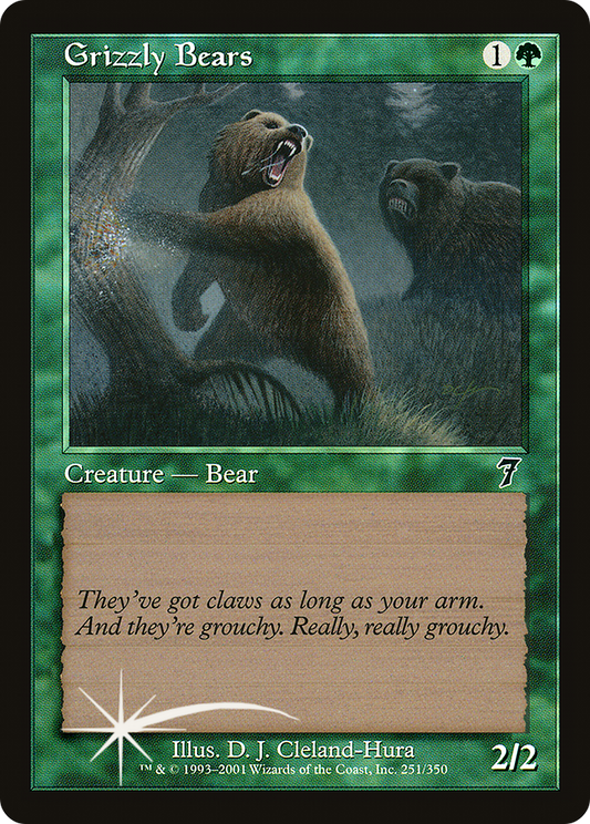 Grizzly Bears (251) Foil - Seventh Edition