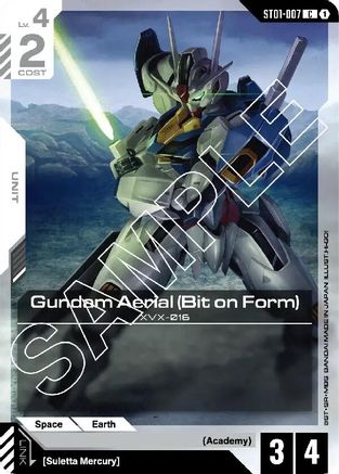Gundam Aerial (Bit on Form) (ST01-007) - Starter Deck 01: Heroic Beginnings