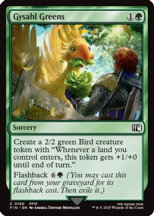 Gysahl Greens (190) Foil - FINAL FANTASY