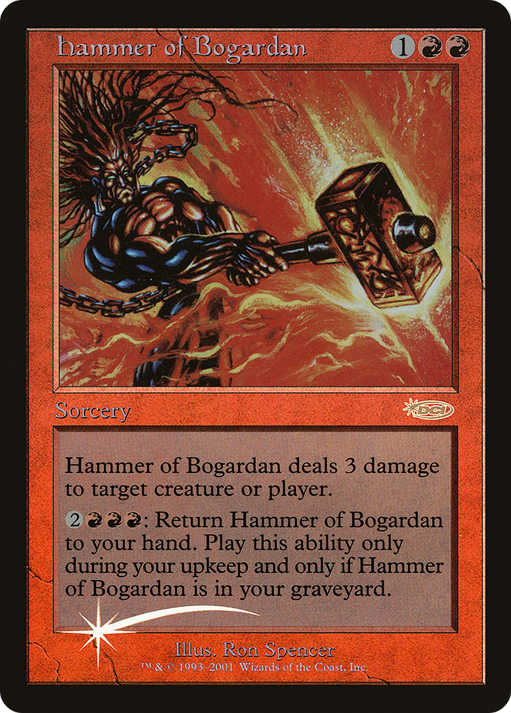 Hammer of Bogardan (001) Foil - Judge Gift Cards 2002