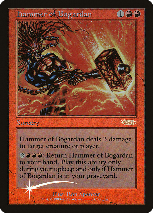 Hammer of Bogardan (001) Foil - Judge Gift Cards 2002