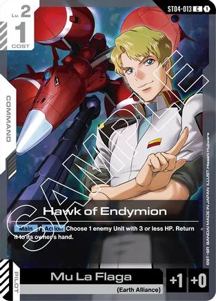 Hawk of Endymion (ST04-013) - Starter Deck 04: SEED Strike