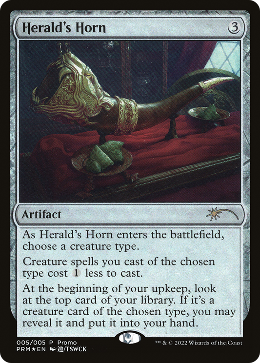 Herald's Horn (005) (Year of the Tiger 2022) Foil - Standard Showdown Promos