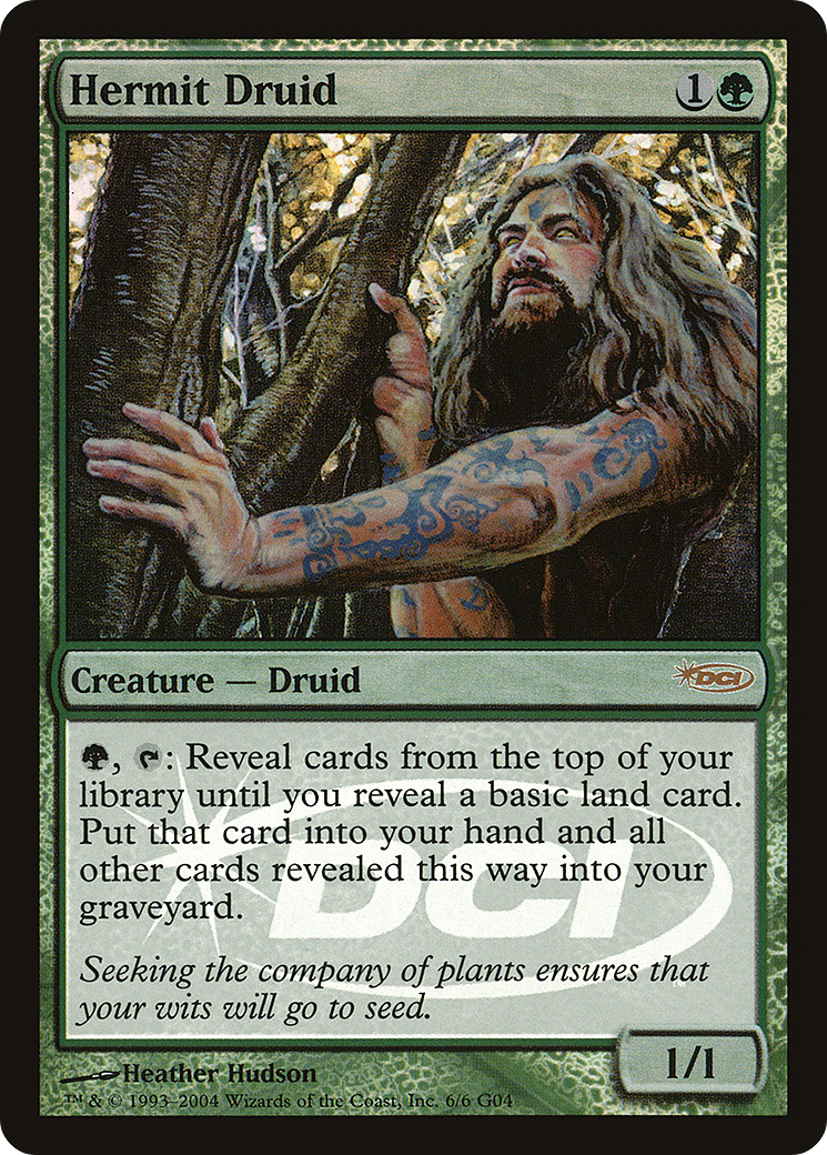 Hermit Druid (006) Foil - Judge Gift Cards 2004