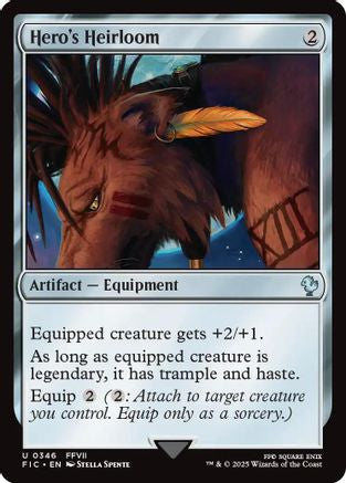 Hero's Heirloom (346) Surge Foil - Commander: FINAL FANTASY