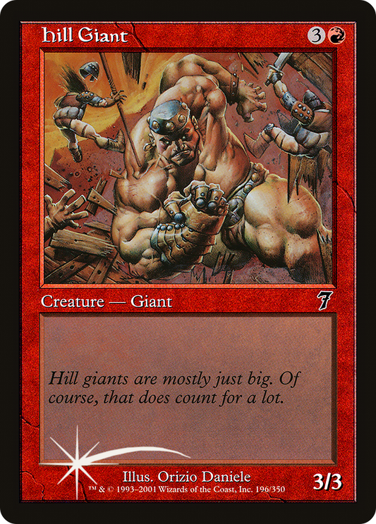 Hill Giant (196) Foil - Seventh Edition