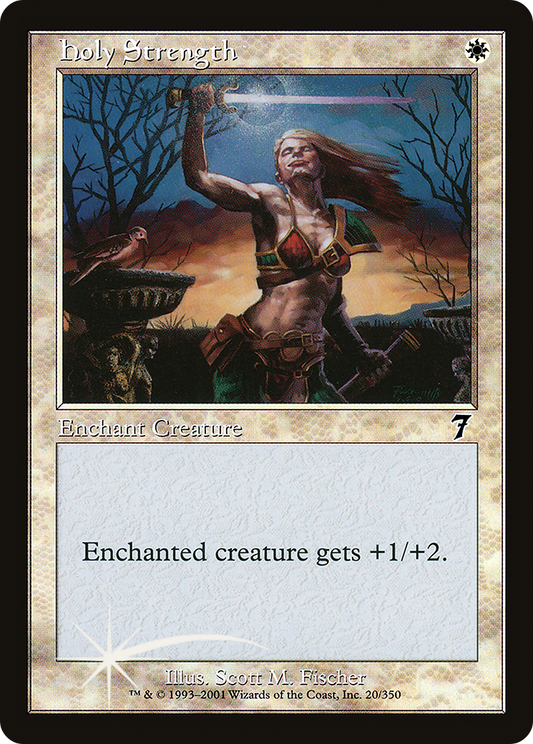 Holy Strength (020) Foil - Seventh Edition