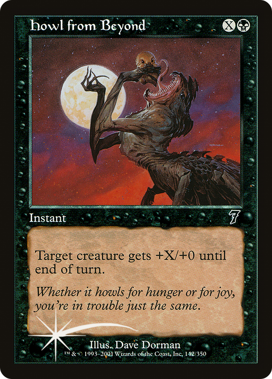 Howl from Beyond (142) Foil - Seventh Edition