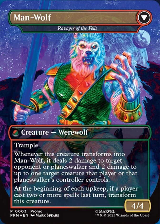 Huntmaster of the Fells (Colonel John Jameson) // Ravager of the Fells (003) Foil - Media and Collaboration Promos