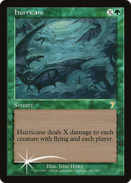 Hurricane (252) Foil - Seventh Edition