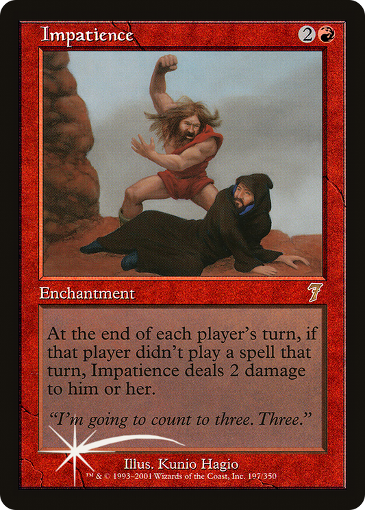 Impatience (197) Foil - Seventh Edition