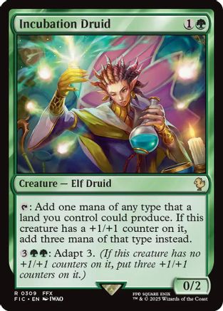 Incubation Druid (309) Surge Foil - Commander: FINAL FANTASY