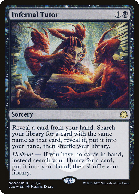 Infernal Tutor (005) Foil - Judge Gift Cards 2020