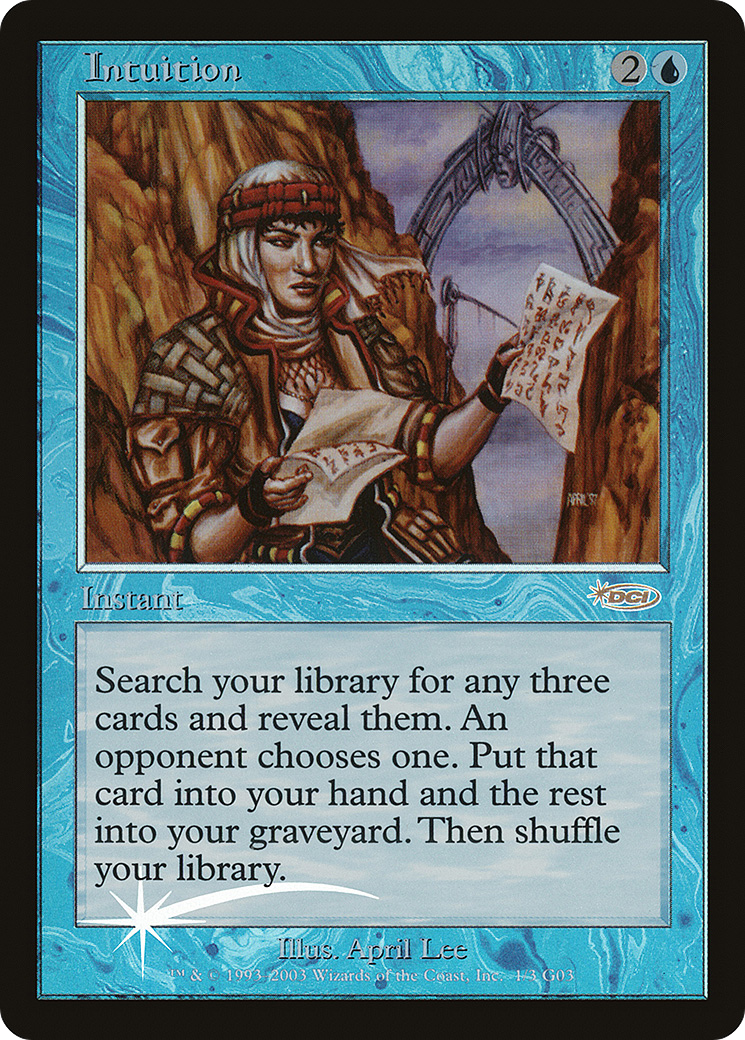 Intuition (001) Foil - Judge Gift Cards 2003