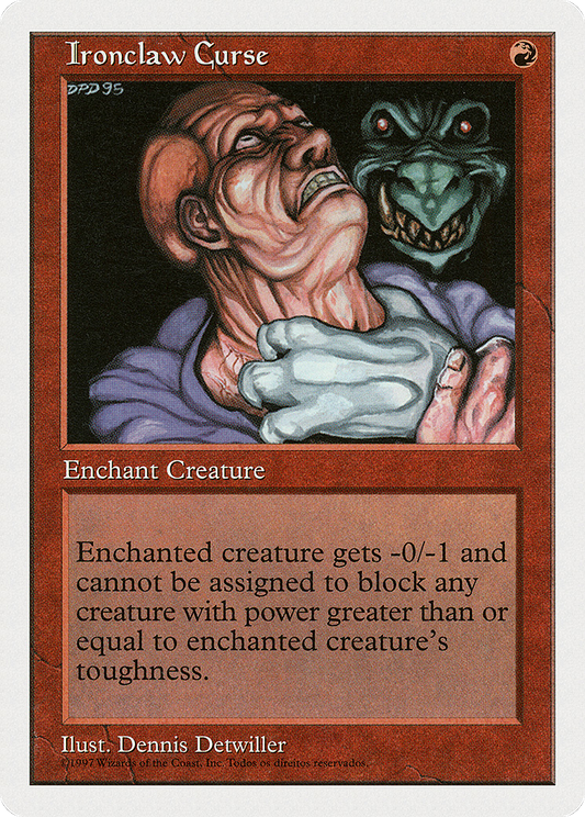 Ironclaw Curse (Portuguese Copyright) - Fifth Edition