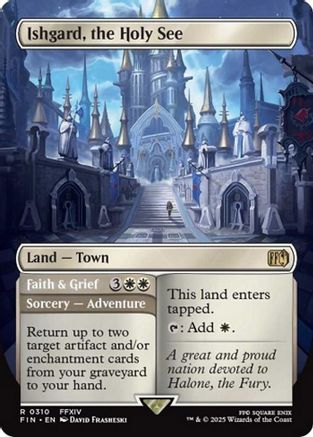 Ishgard, the Holy See (Borderless) (310) Foil - FINAL FANTASY