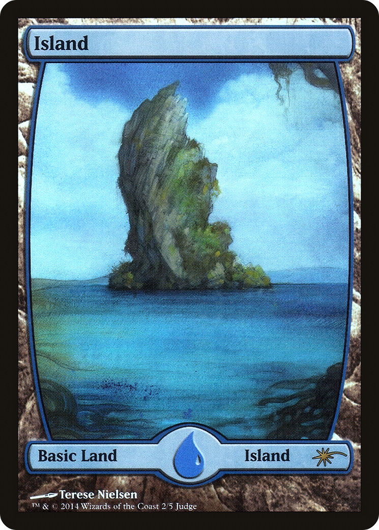 Island (002) Foil - Judge Gift Cards 2014