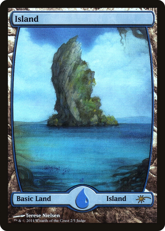Island (002) Foil - Judge Gift Cards 2014