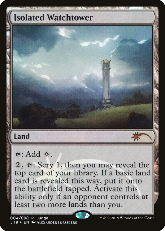 Isolated Watchtower (004) Foil - Judge Gift Cards 2019