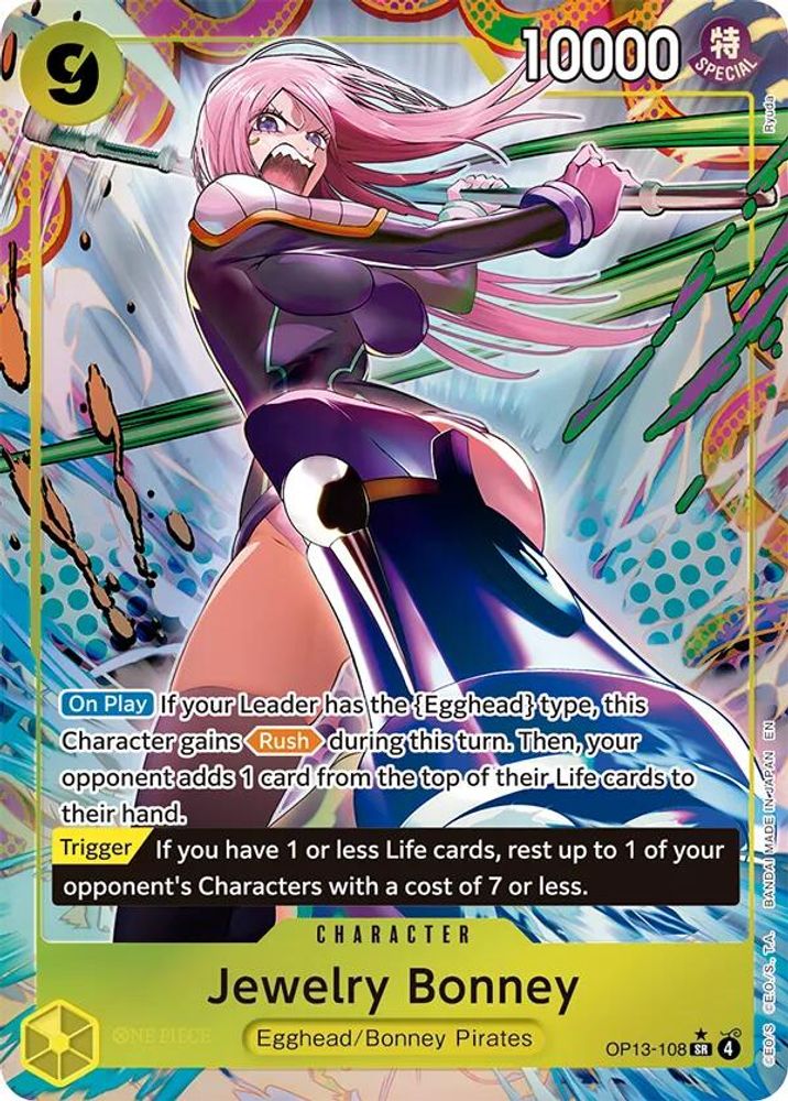 Jewelry Bonney (108) (Alternate Art) (OP13-108) Foil