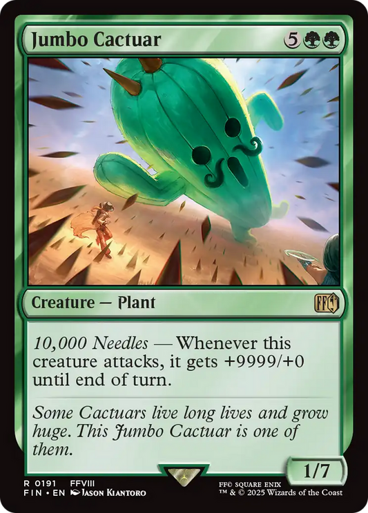 Jumbo Cactuar (191) Foil - FINAL FANTASY