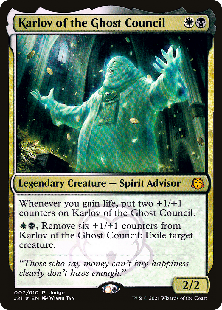 Karlov of the Ghost Council (007) Foil - Judge Gift Cards 2021